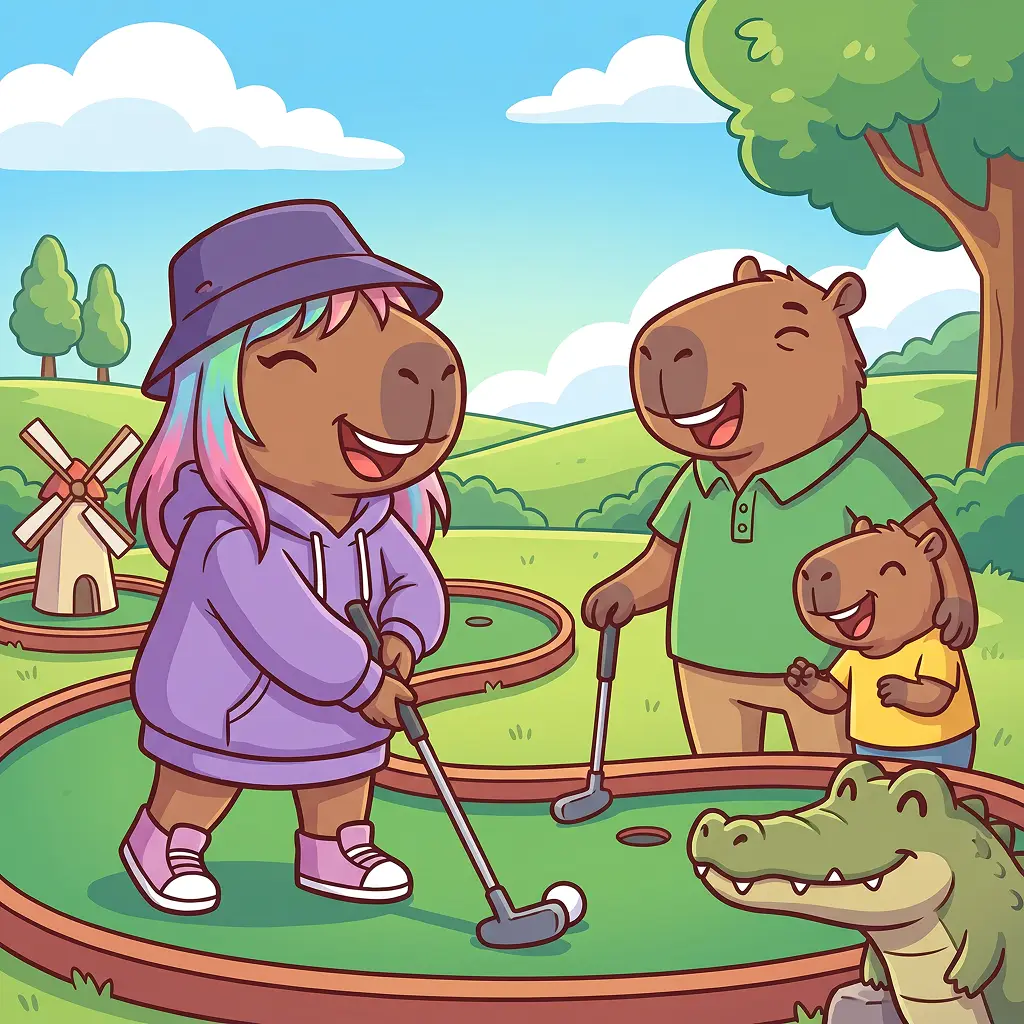 Mini Golf spielen